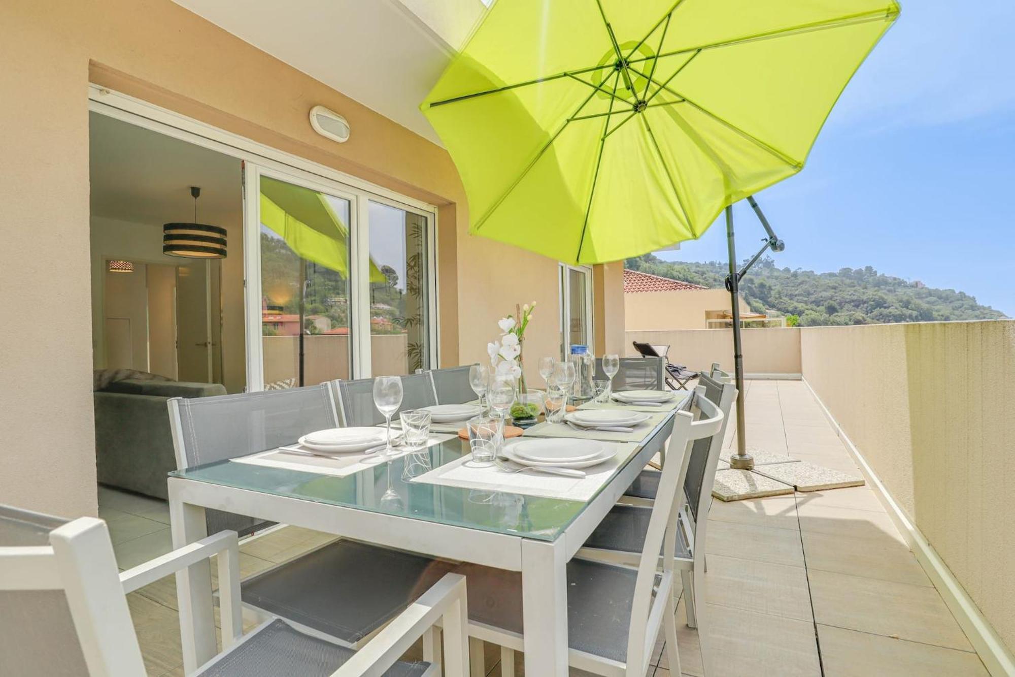 Spacieux Rooftop Parking, Terrasse Ensoleillee Mentone Esterno foto